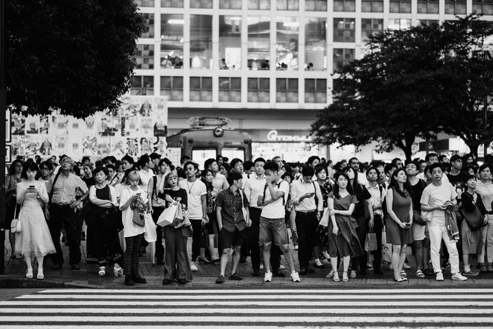 A sea of faces