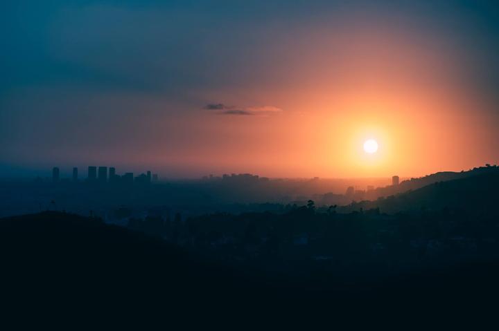 Sunset at Griffith Observatory