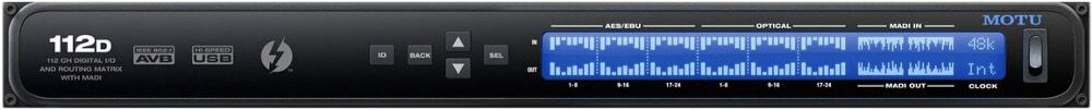 MOTU 112D audio interface.