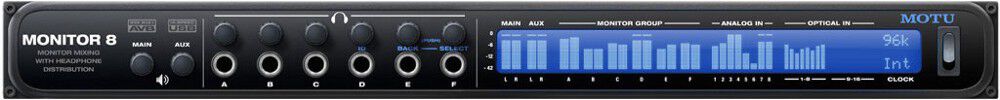 MOTU Monitor 8 audio interface.