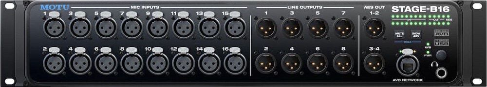 MOTU Stage-B16 audio interface.