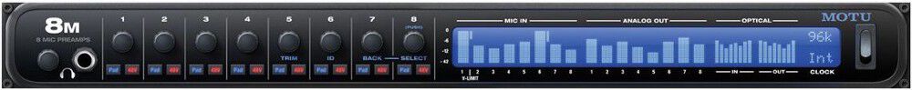 MOTU 8M audio interface.