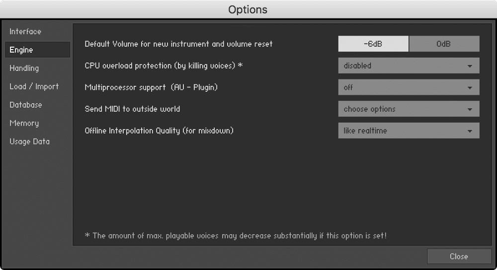 Multiprocessor support (AU — Plugin) should be disabled.