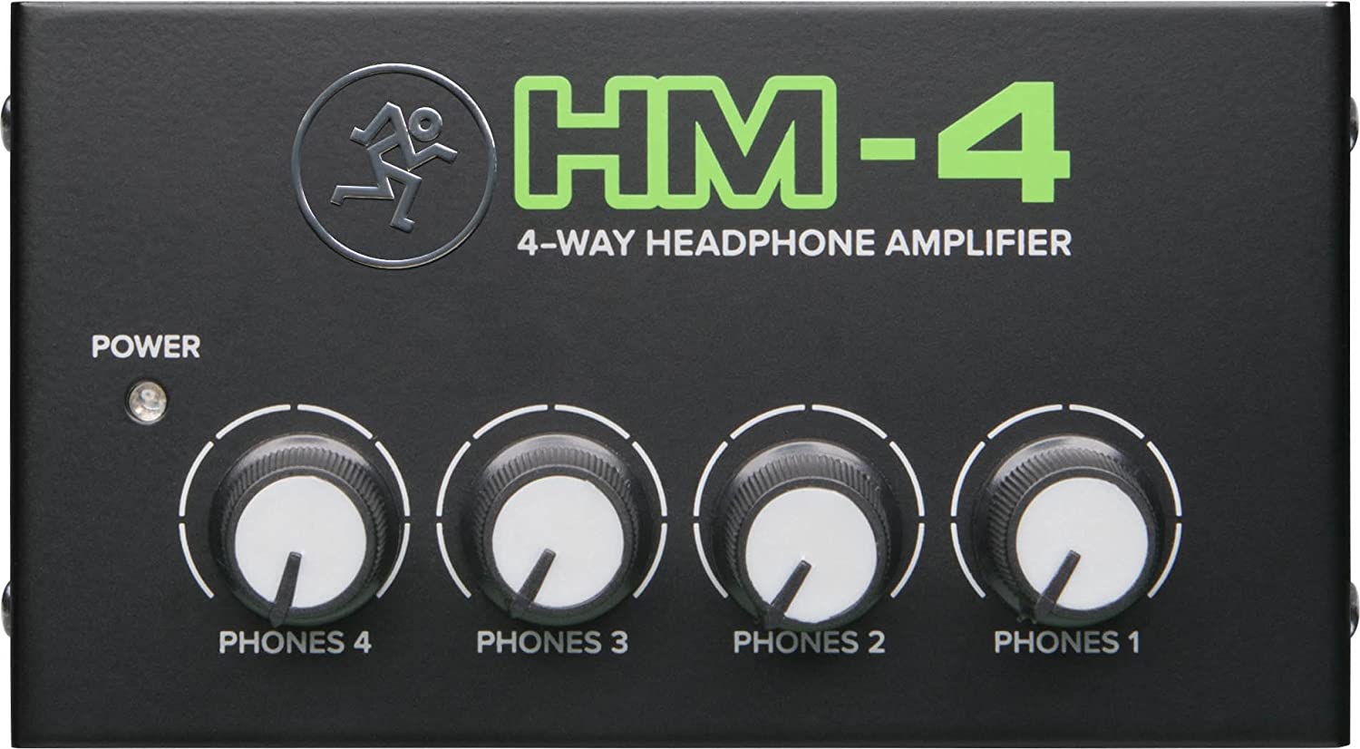The Mackie HM-4 is a 4-channel headphone amplifier.