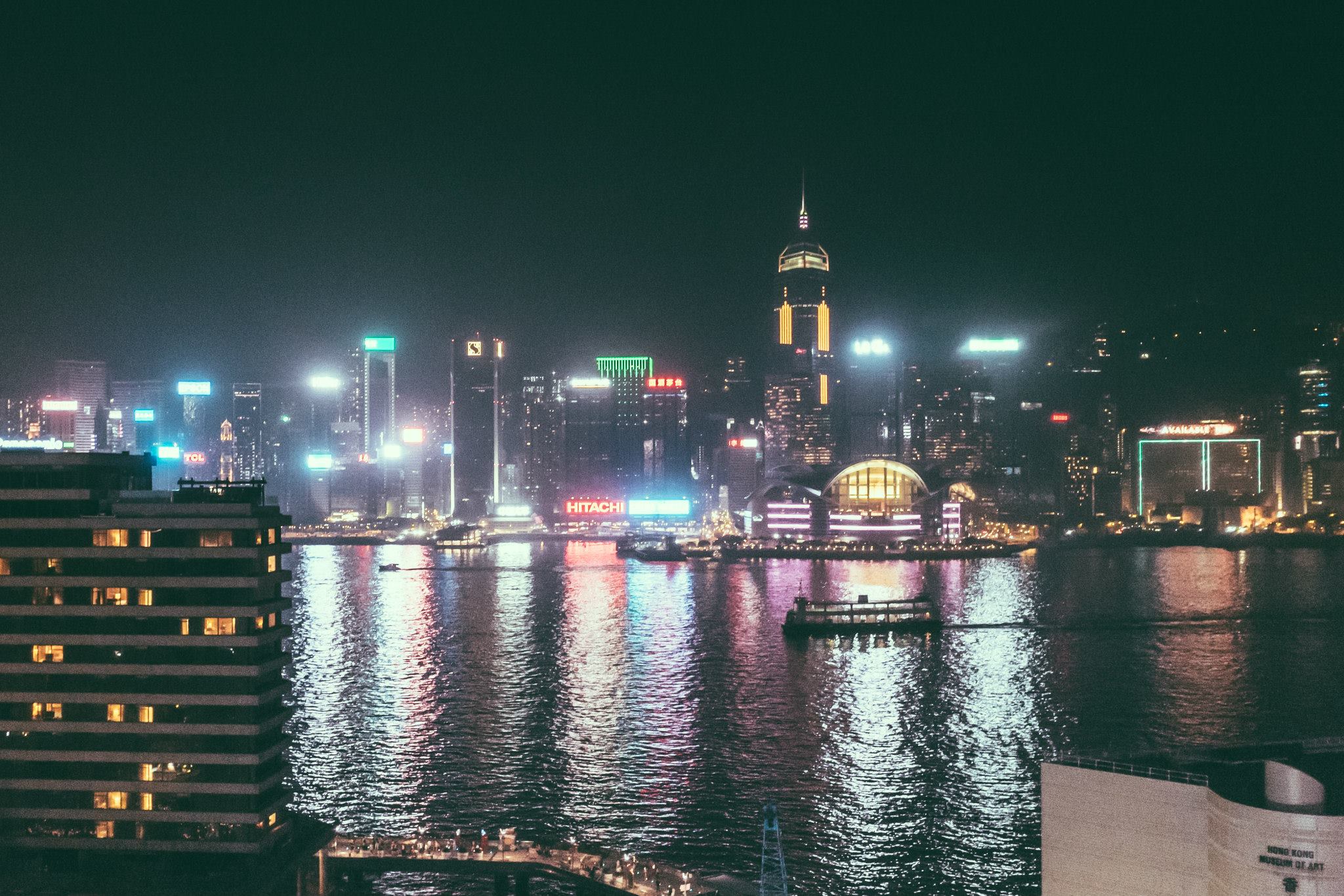 Victoria Harbour and the HSBC building in Hong Kong.