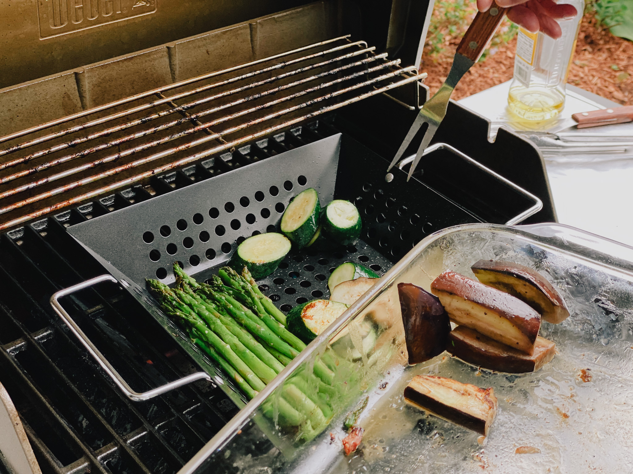 A family barbecue.