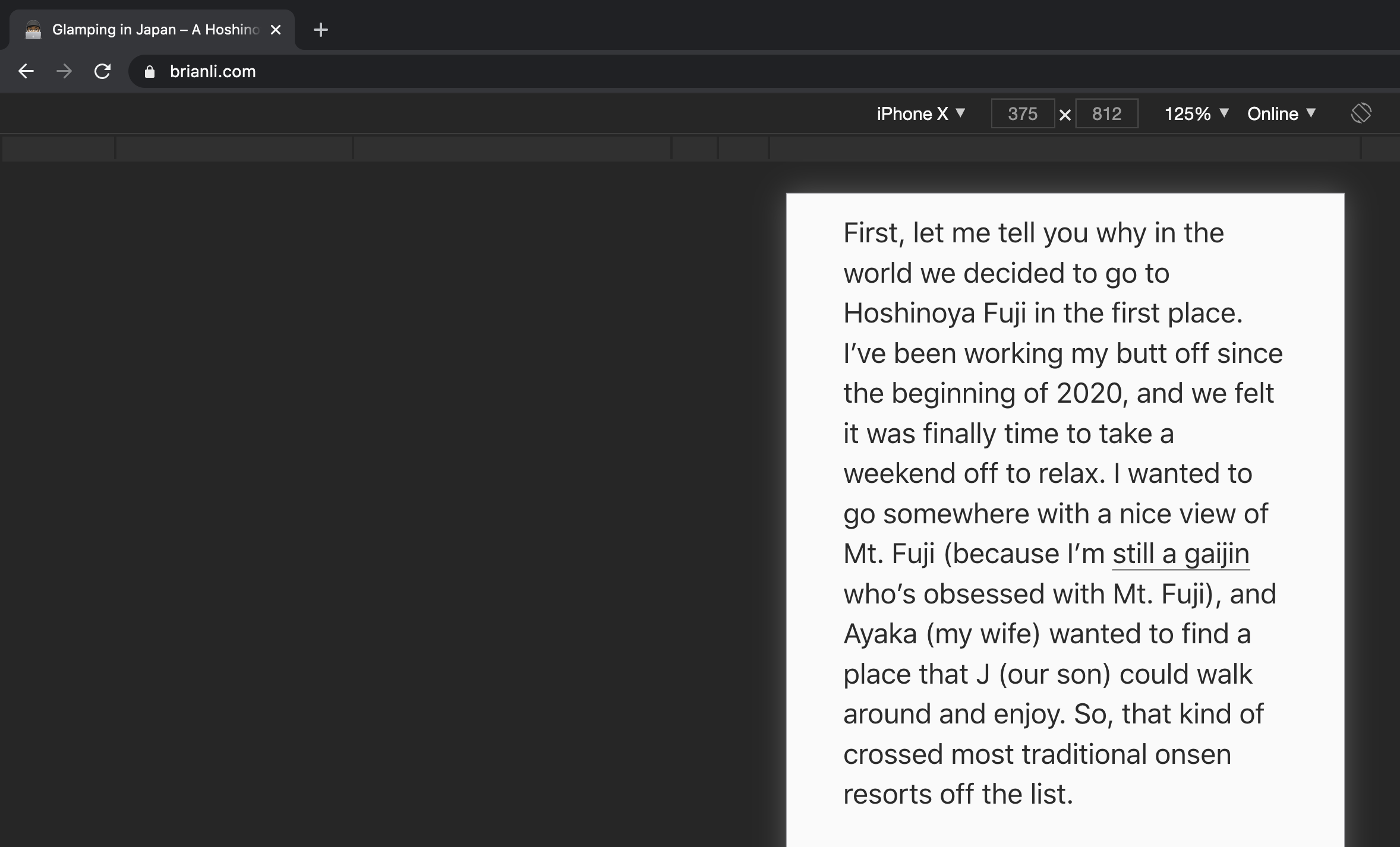 Unnecessary CSS padding on mobile.