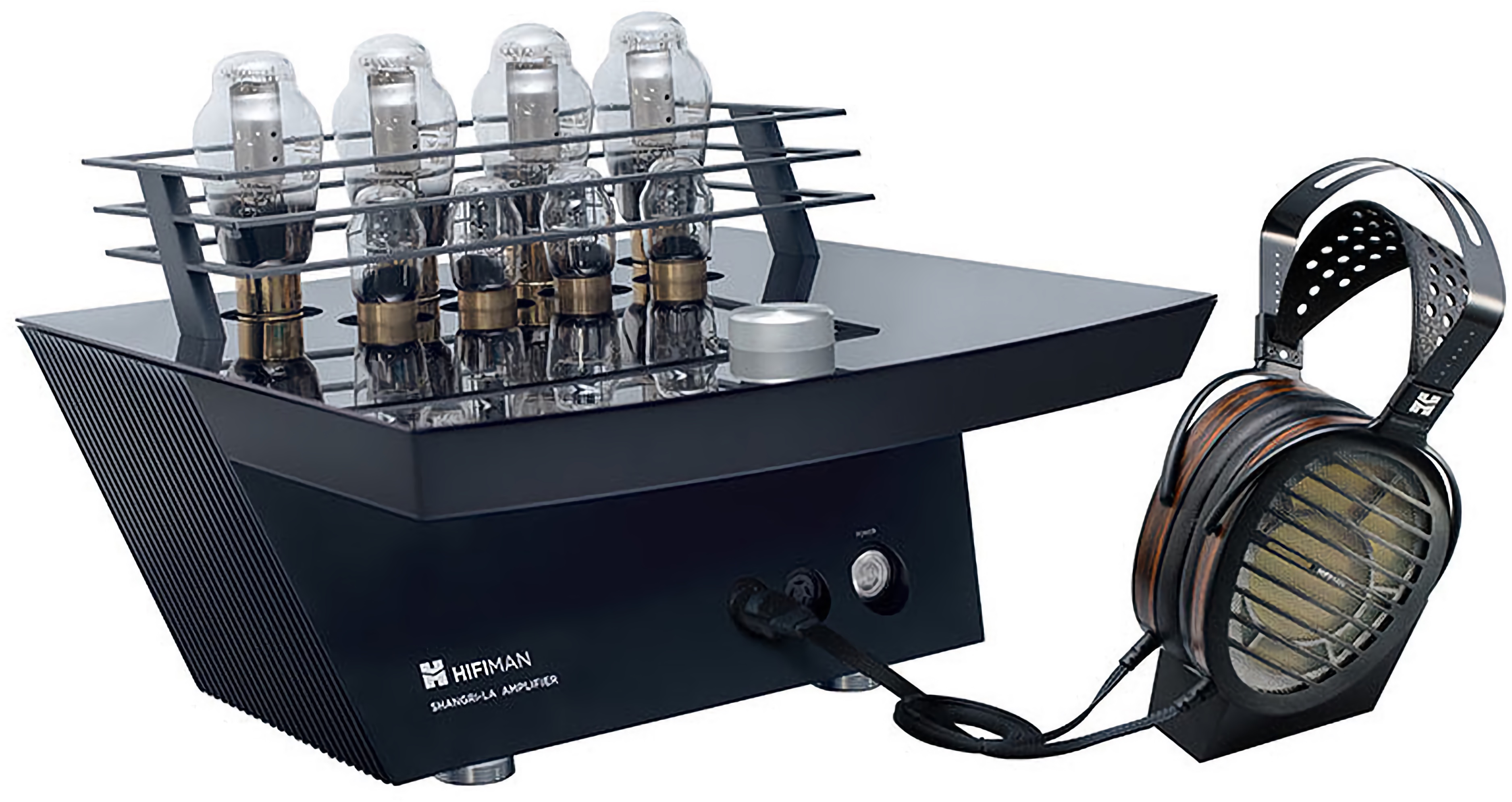 The HifiMan Shangri-La is a $50,000 tube headphone amplifier.