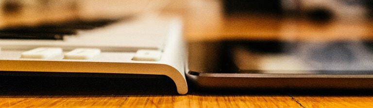 The XKey37 is almost as thin as an iPad Air.