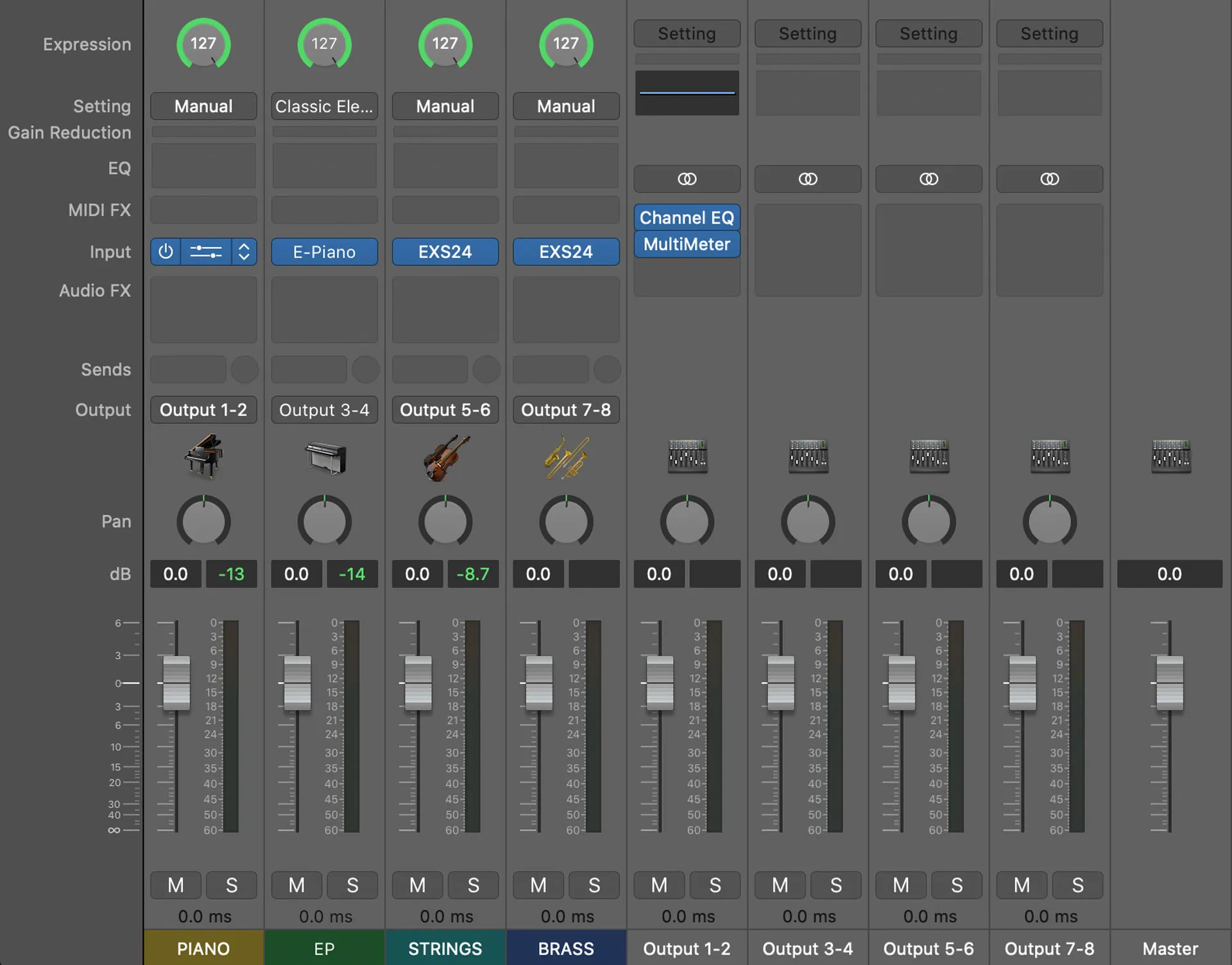 How to Record Multitrack Audio from MainStage to Logic Pro X