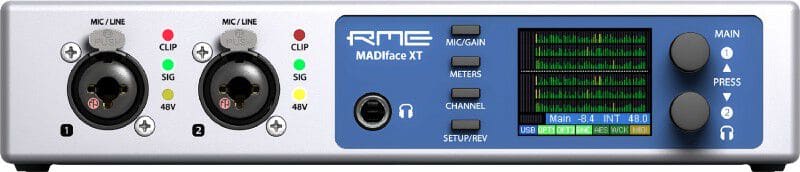 The MADEface XT is a specialty MainStage interface for digital-only I/O.