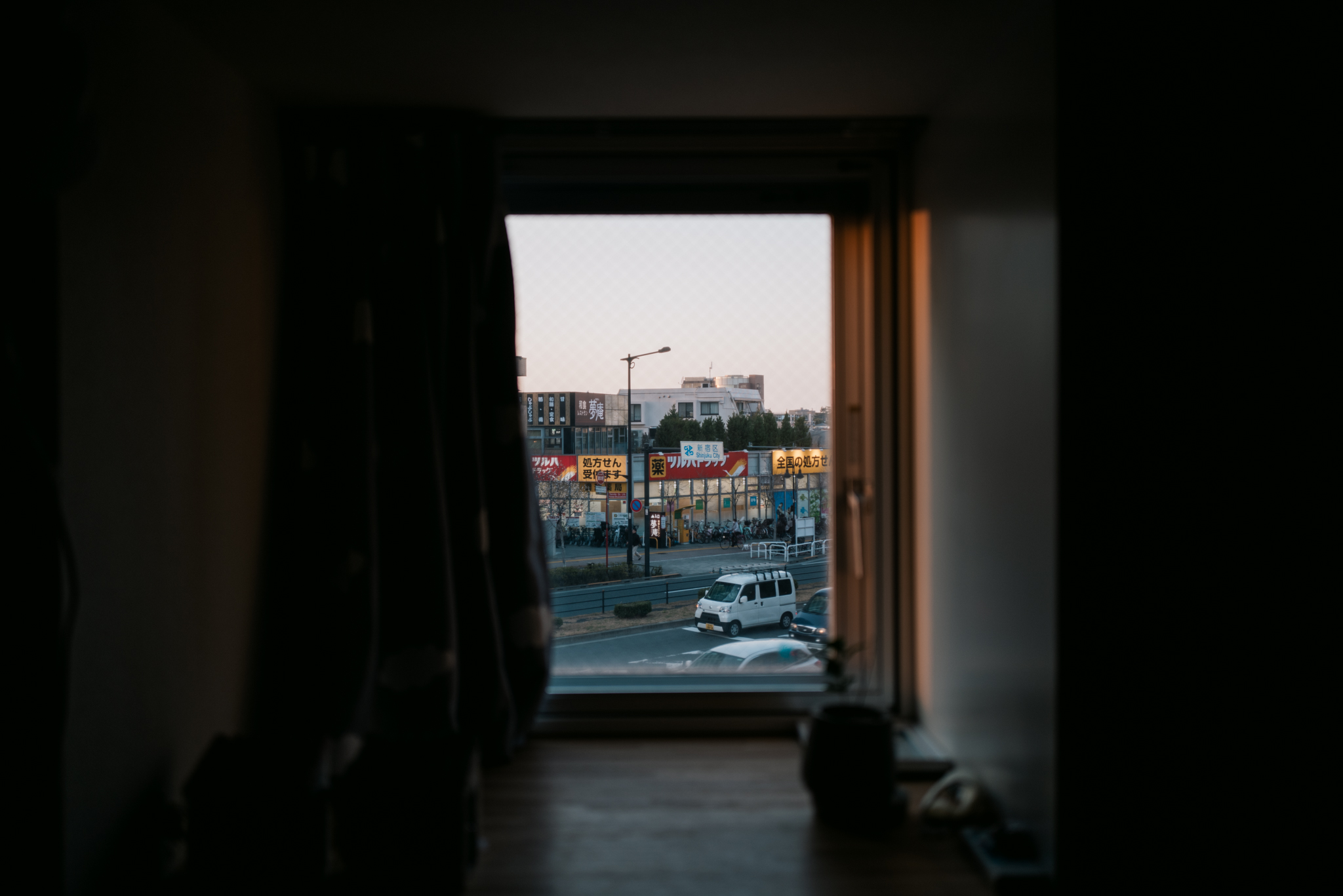 A window view from an apartment in Tokyo, Japan. Photographed with a Leica Q2.