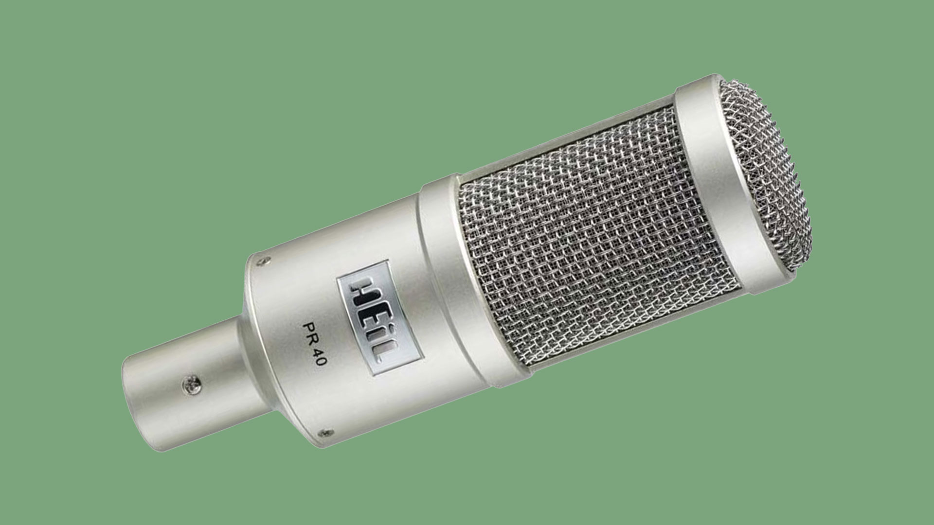 The Heil PR 40 is a popular microphone for recording bass.