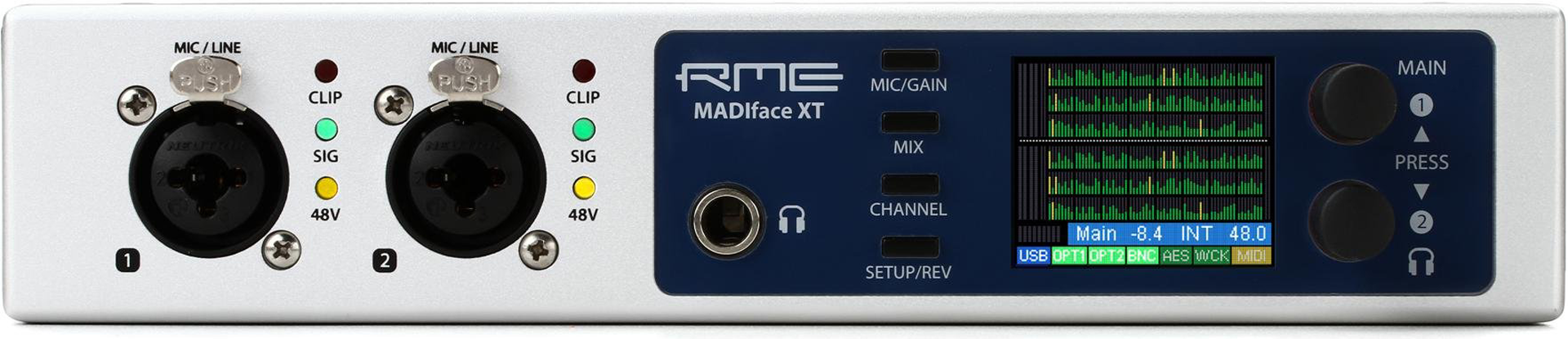 The RME MADIface XT is a high-end audio interface.
