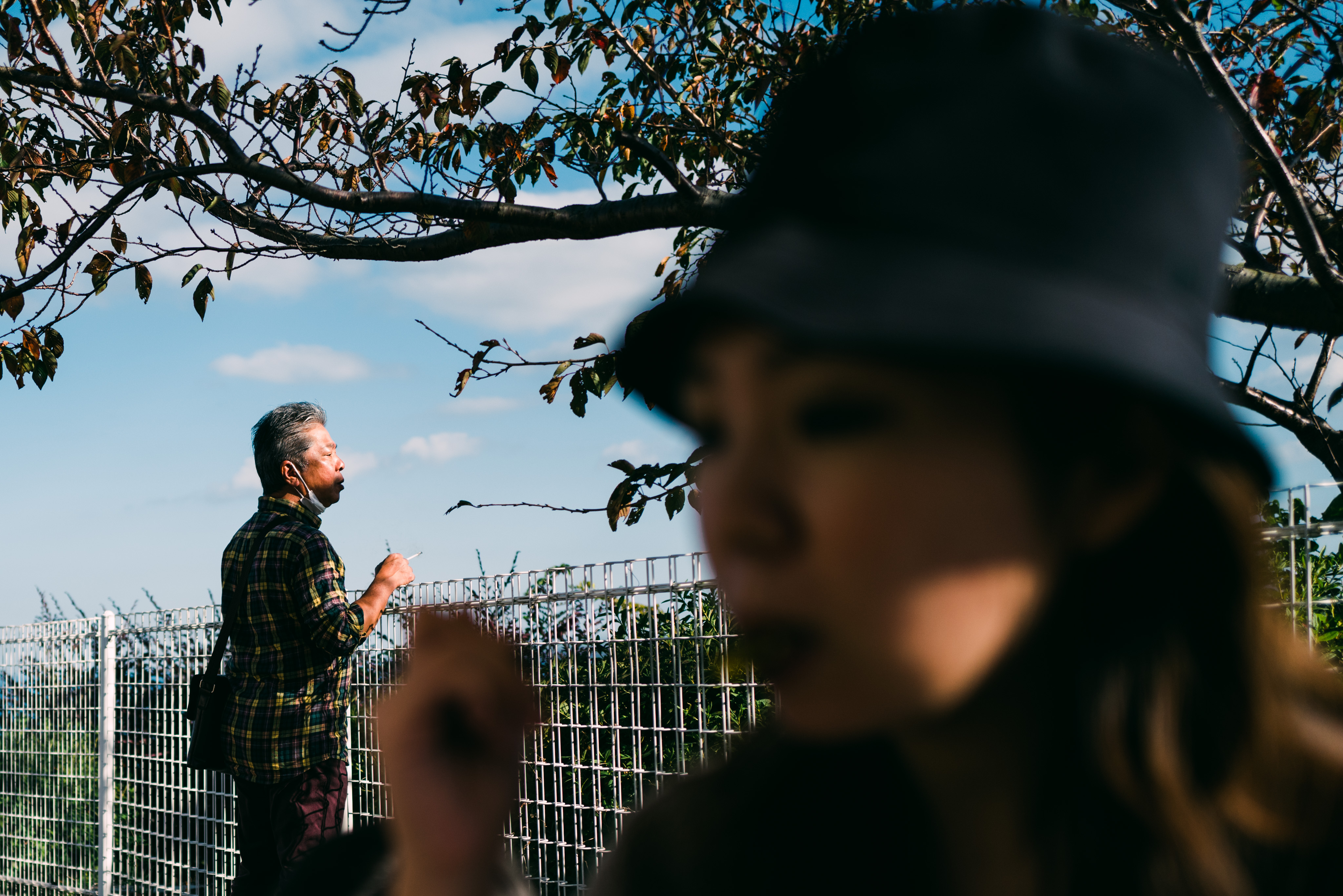 Father and daughter in Atami, Japan.